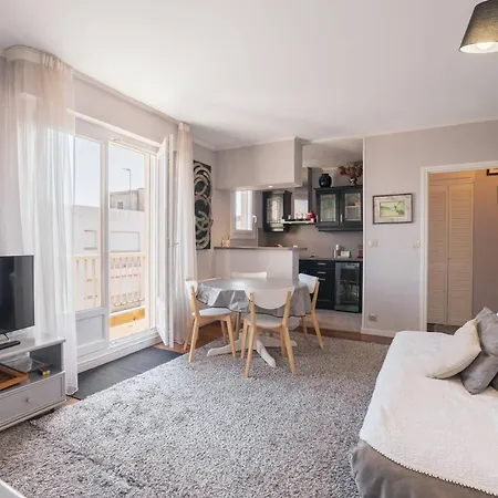 Daire T2 Au Centre Du Touquet, Balcon Et Confort - Fr-1-821-33 Le Touquet